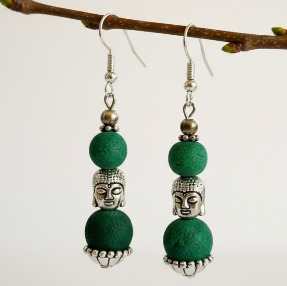 Buddha earrings